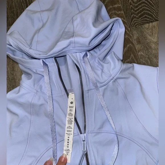 Lululemon Hooded Define Jacket *Nulu Pastel Blue NWOT - Picture 2 of 3